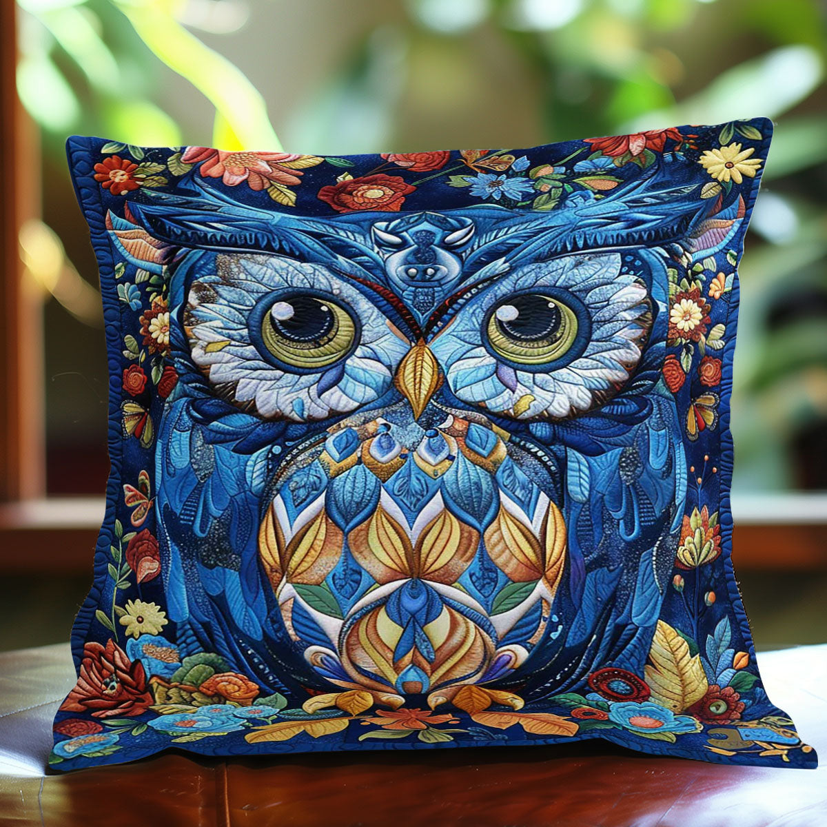 Enchanting Owl WJ1209039CL Quilt Pillow Case