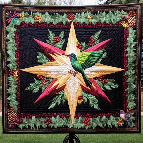 Hummingbird Petal Whispers WN0910014CL Quilt