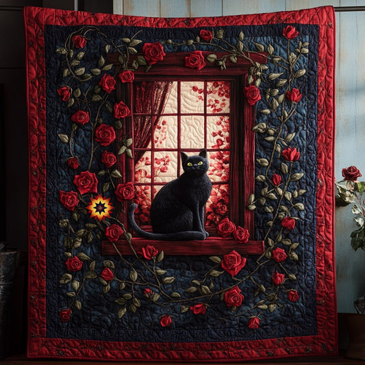 Cat Sleepless Night WU0511033CL Quilt