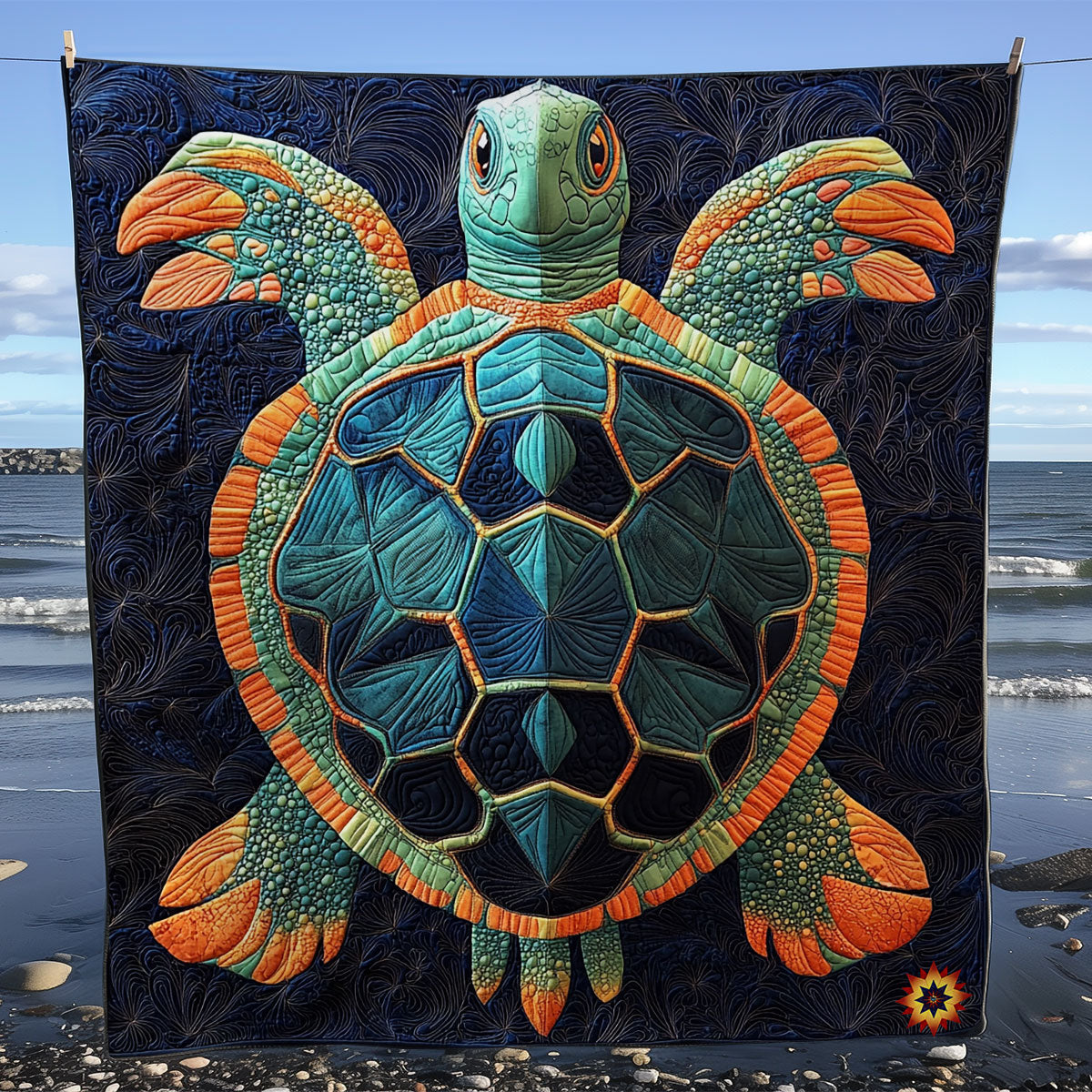 Abstract Turtle WY2911046CL Quilt