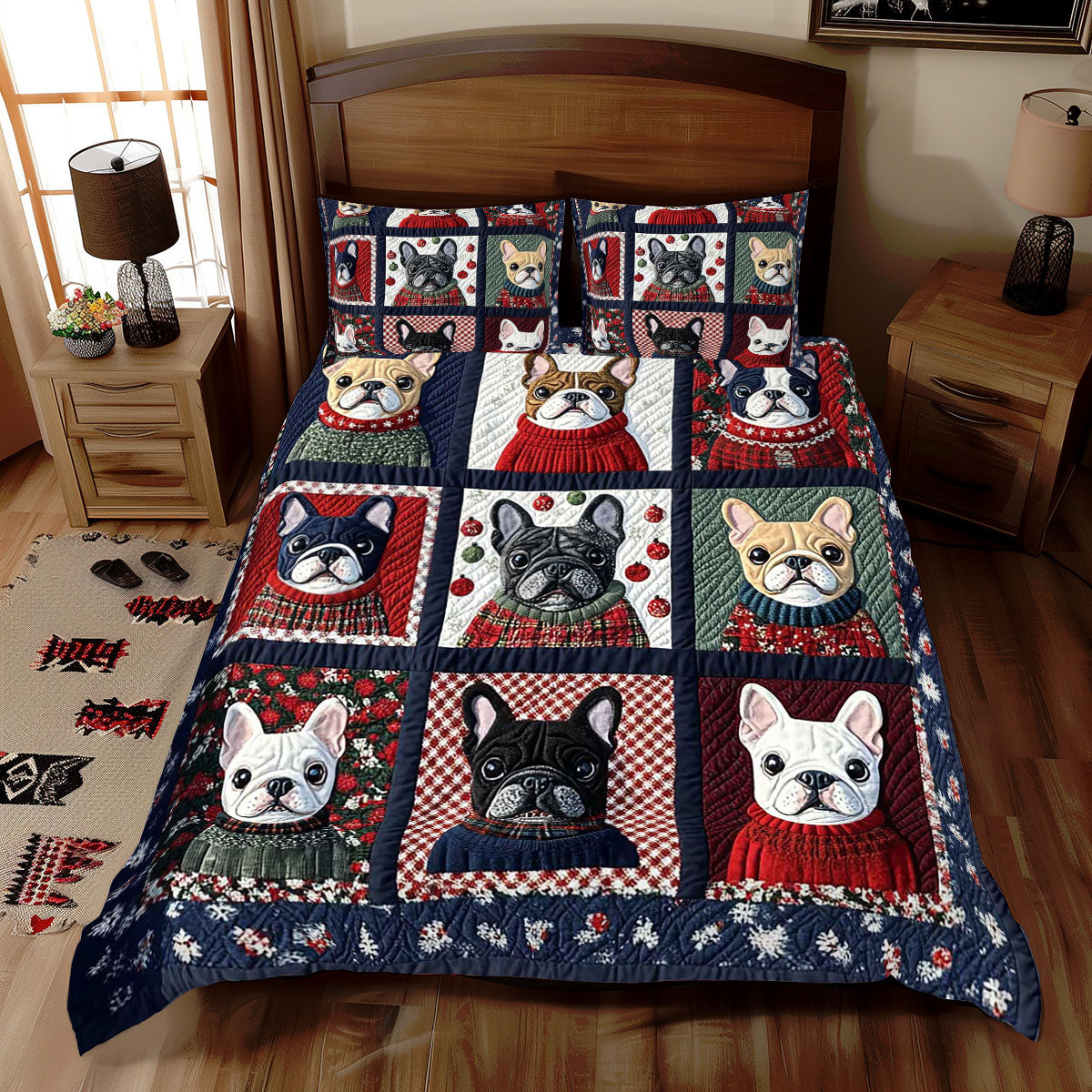 French Bulldog WJ0310028CL Duvet Cover Set