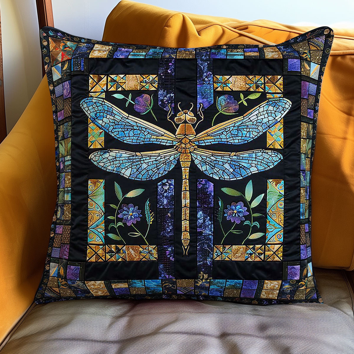 Dragonfly's Crystal Wings WN0310099CL Quilt Pillow Case