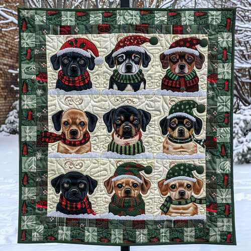Cute Dog WN1909081CL Quilt