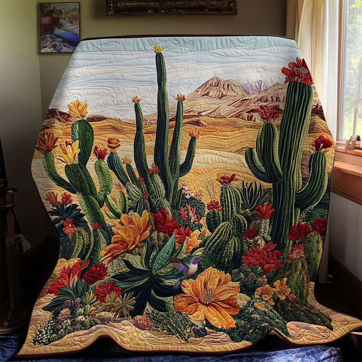 Cactus Desert WY2511032CL Quilt