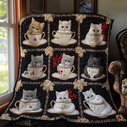 Kitten Tea Cup WY2911006CL Quilt