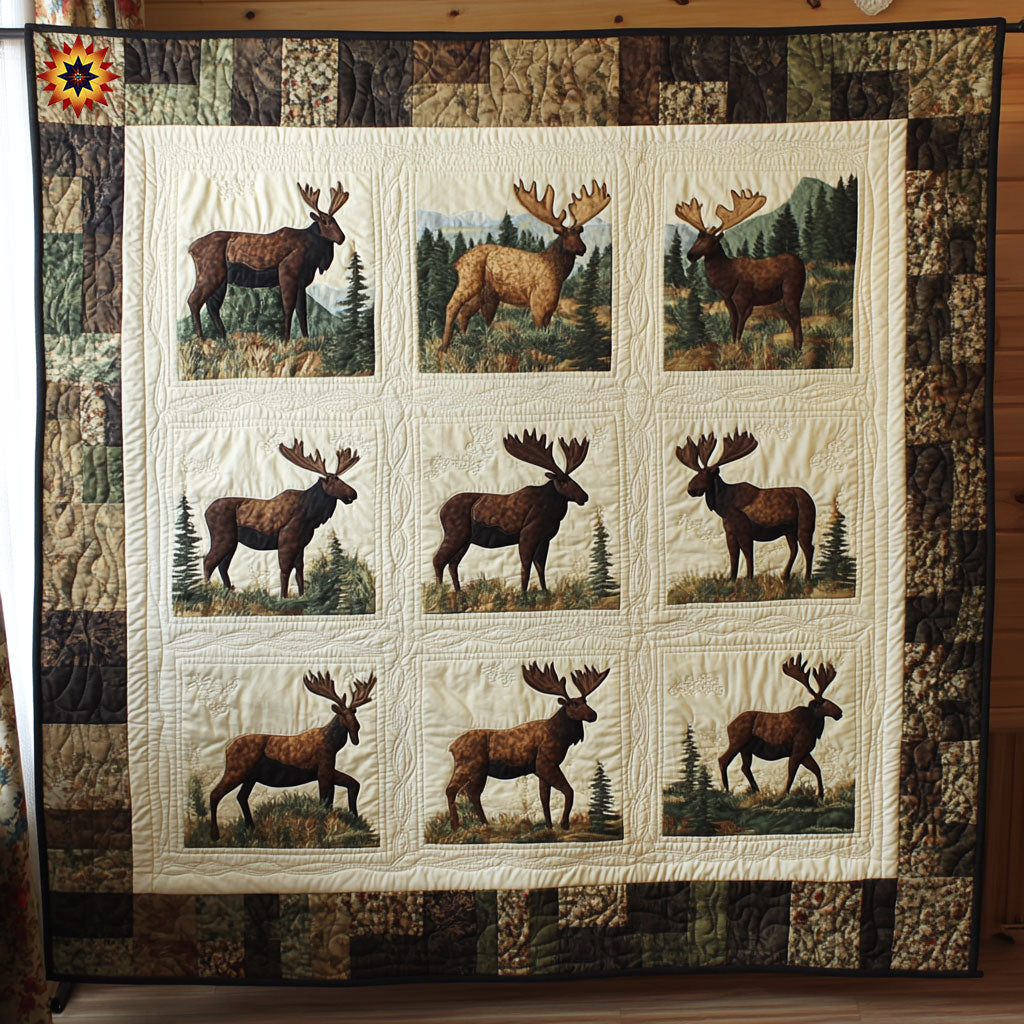 Moose WY1811012CL WY1811010CL Quilt