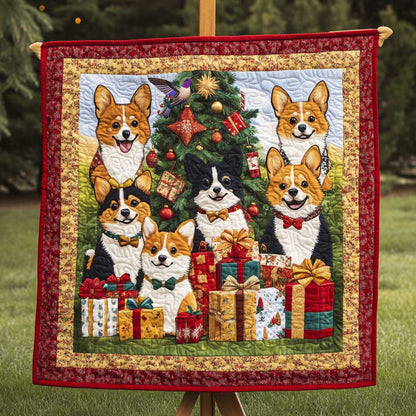 Corgi And Holiday Treats WN0910063CL Quilt