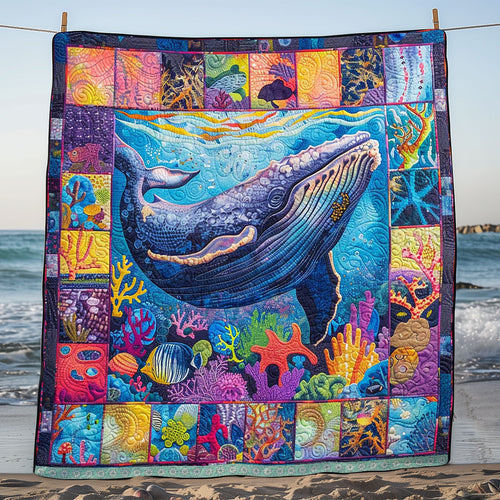 Whale Surfing WP0509053CL Quilt