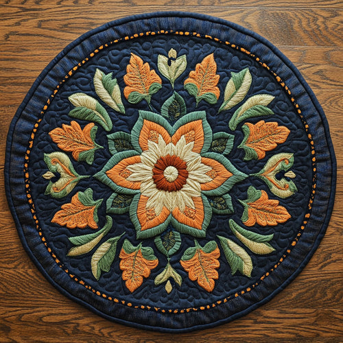 Celestial Bouquet CP0505003CL Quilted Round Mat