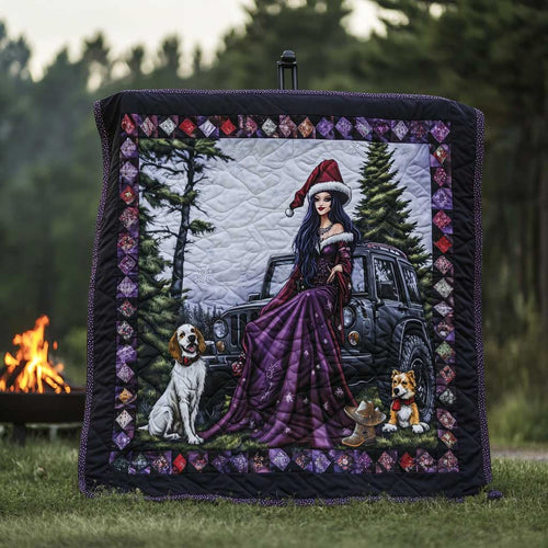 Dog's Witchy Ride WN0910031CL Quilt