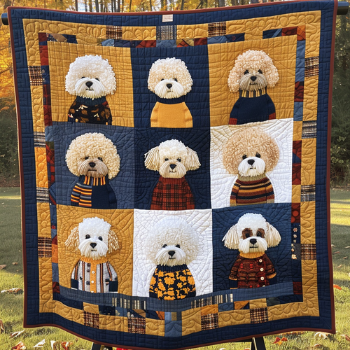 Bichon Happy WN1909060CL Quilt