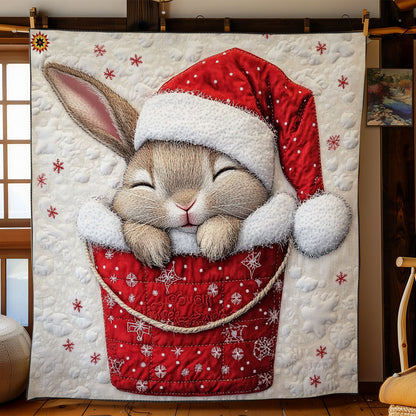 Christmas Rabbit WY0511028CL Quilt