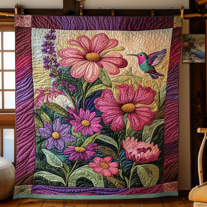 Hummingbird Mystic Petal Dance WN2809025CL Quilt