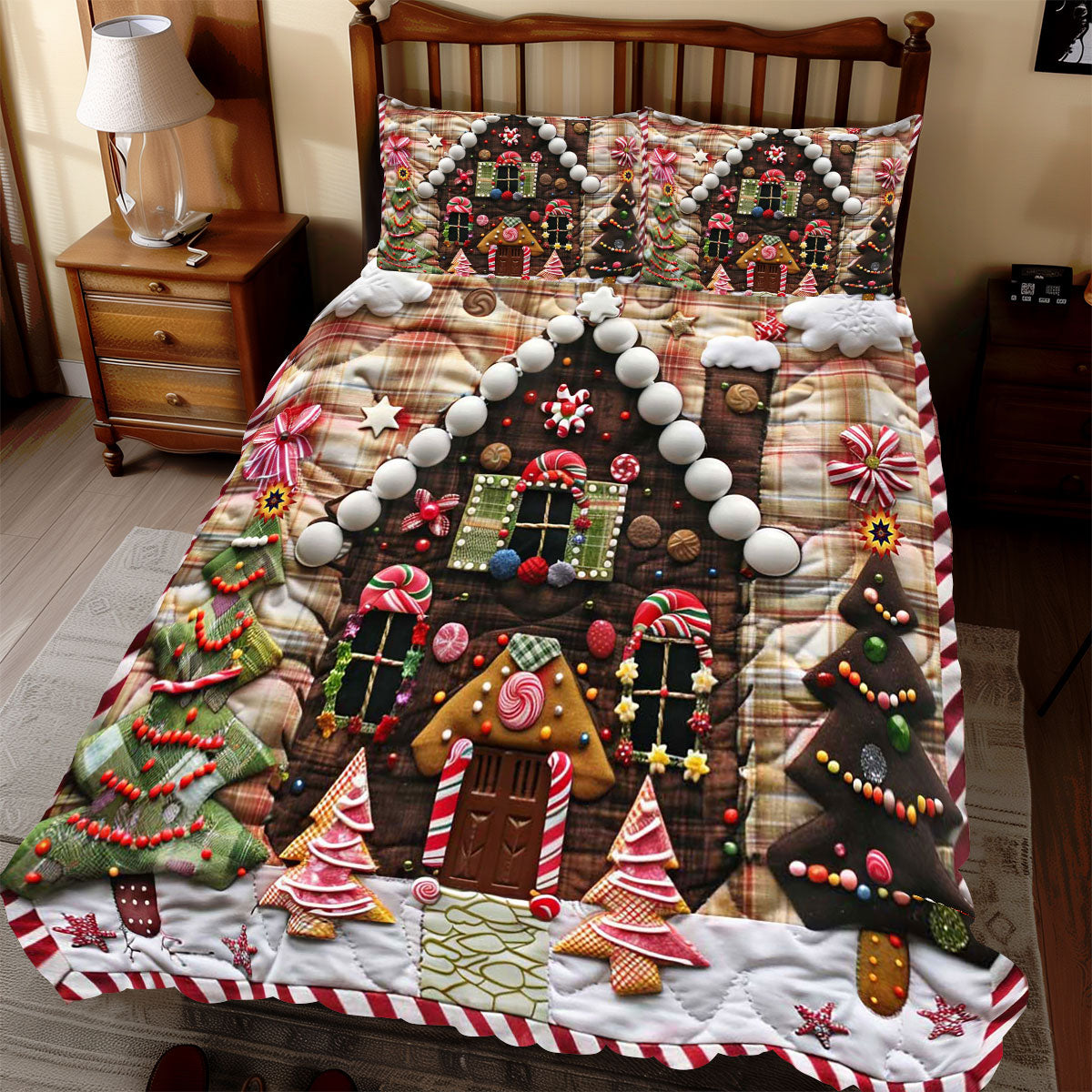 Sweet Gingerbread Christmas WP2211034CL Duvet Cover Set