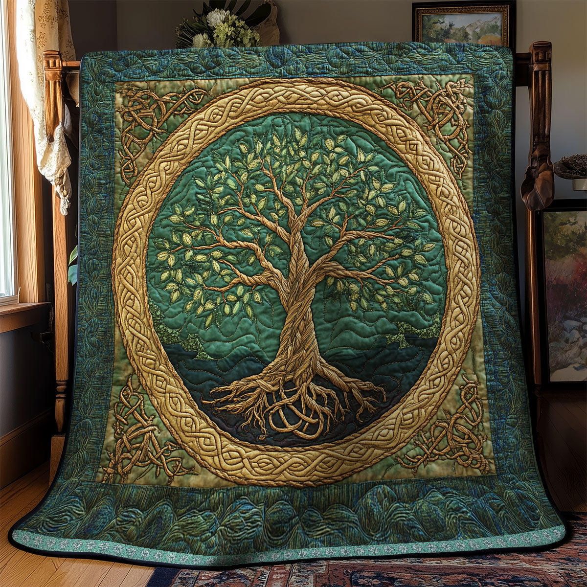 Golden Roots WX1112028CL Quilt
