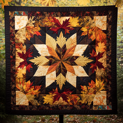 Maple Blossom Flower WN0310001CL Quilt