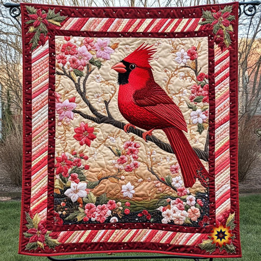 Gorgeous Cardinal WU0411031CL Quilt