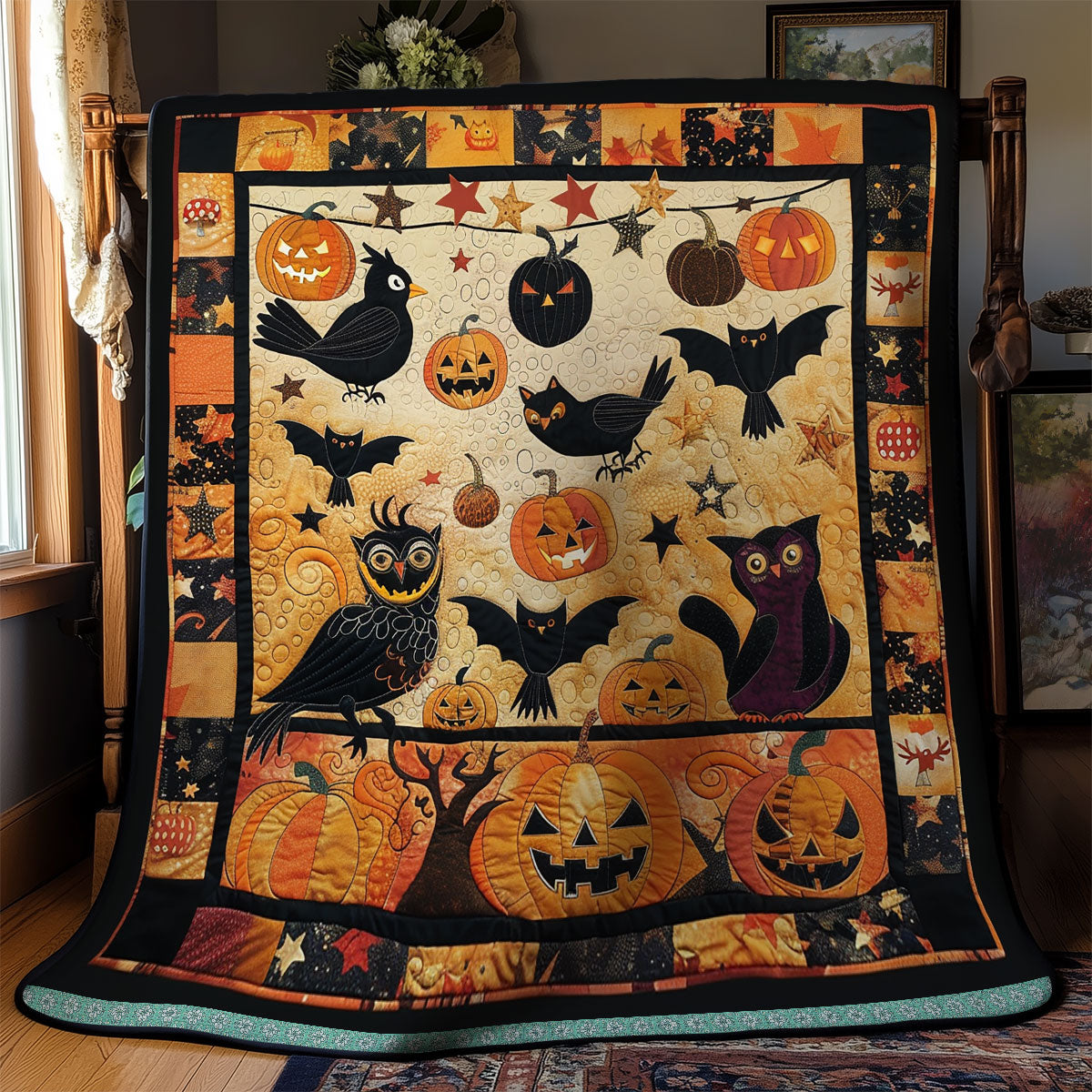 Halloween Spooks WN1309067CL Quilt