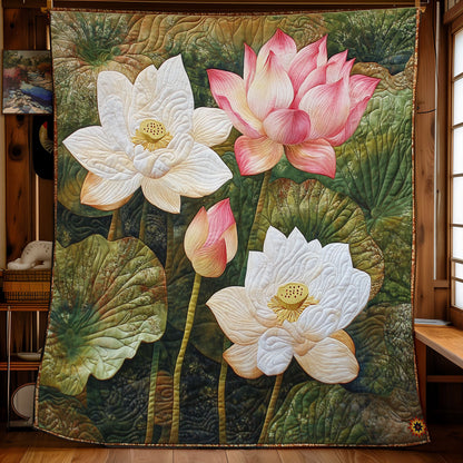 Lotus Flower WY0911012CL Quilt