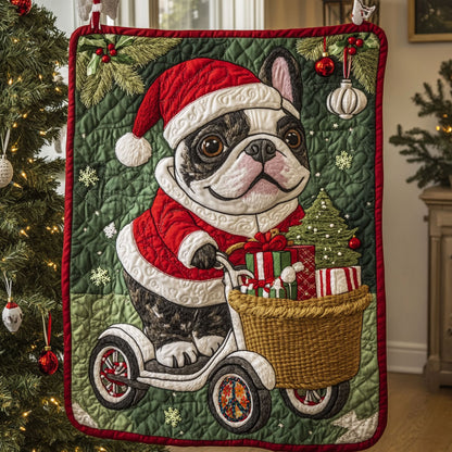 French Bulldog Christmas WT1010027CL Quilt