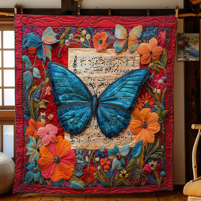 Musical Butterfly Garden WN0801036CL Quilt