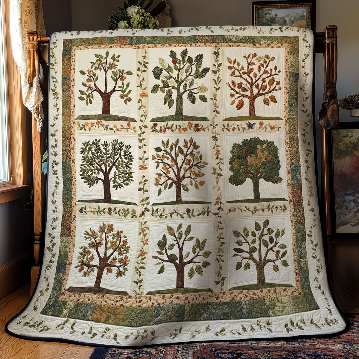 Tree Collection WY1302056CL Quilt