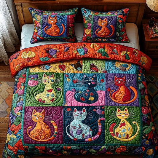 Colorful Cat WY2901022CL Duvet Cover Set