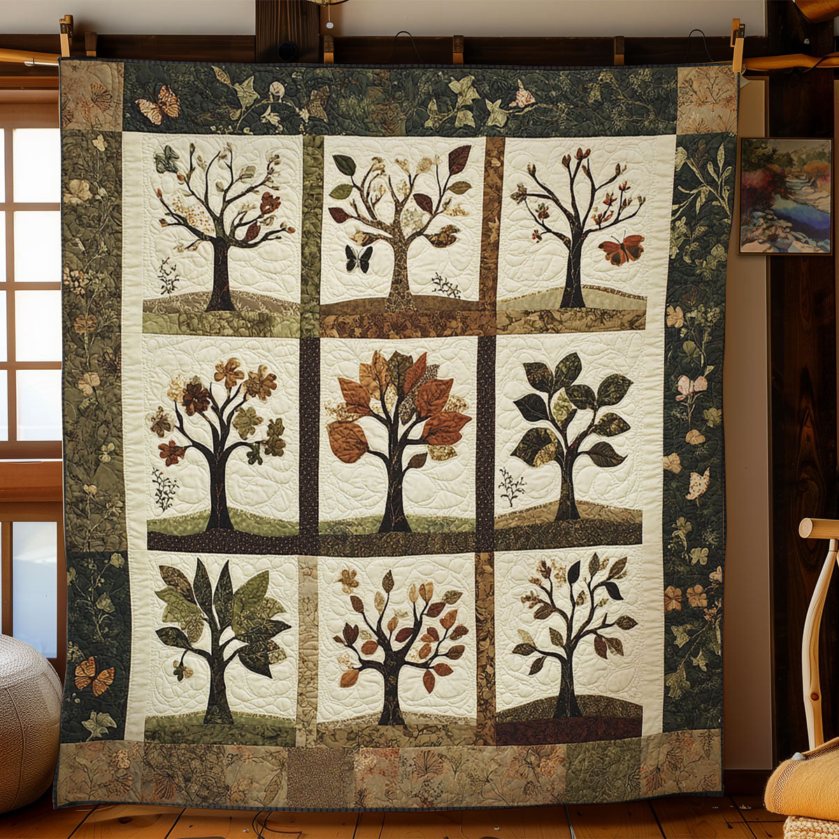 Trees WY1302010CL Quilt