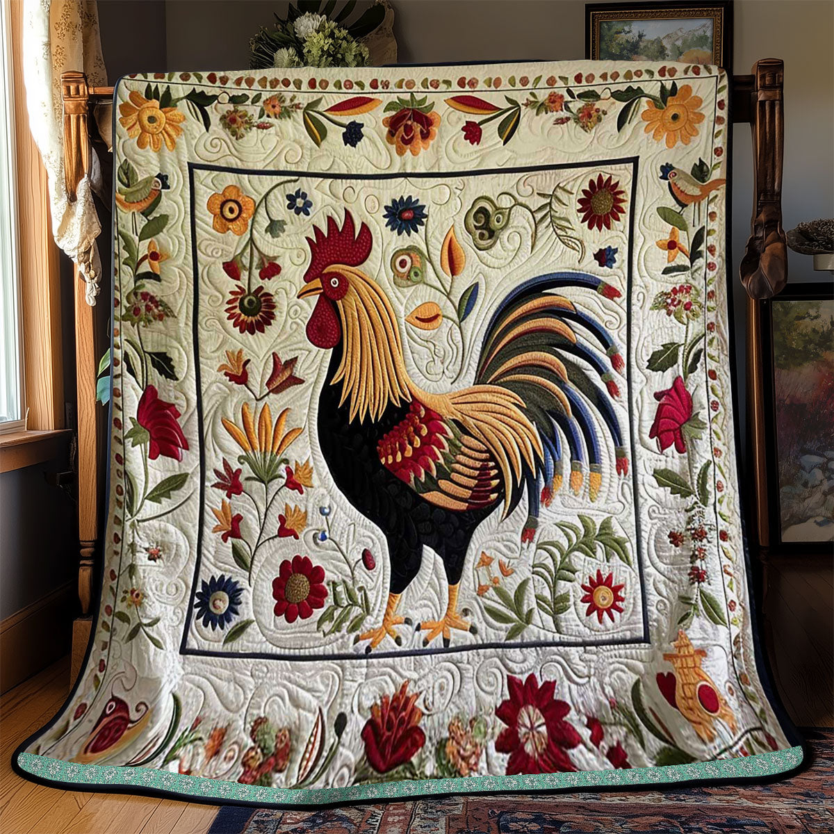 Chicken WJ1209001CL Quilt