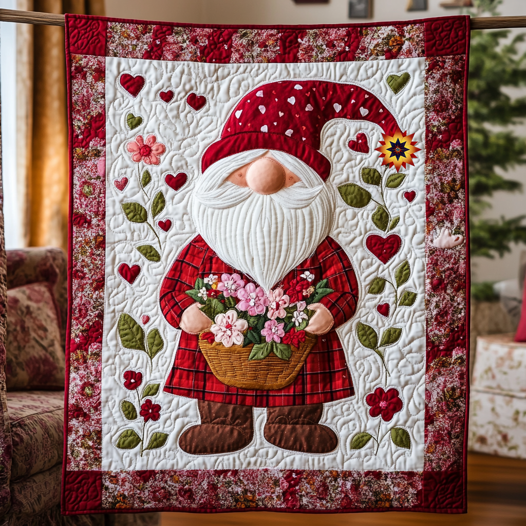 Sweetheart Gnome WG1112020CL Quilt