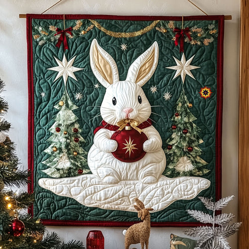 Christmas Rabbit WJ2611007CL Quilt