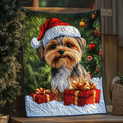 Yorkshire Terrier Christmas WT1110006CL Quilt
