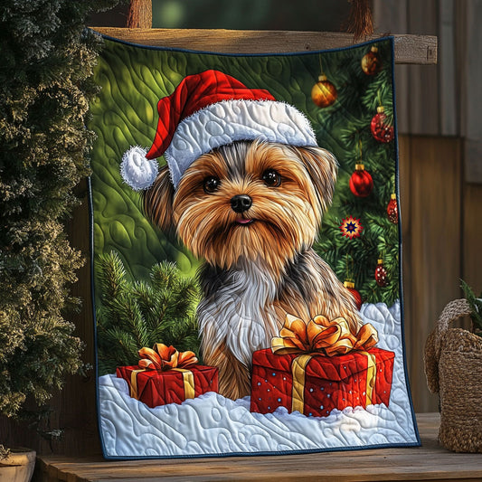 Yorkshire Terrier Christmas WT1110006CL Quilt