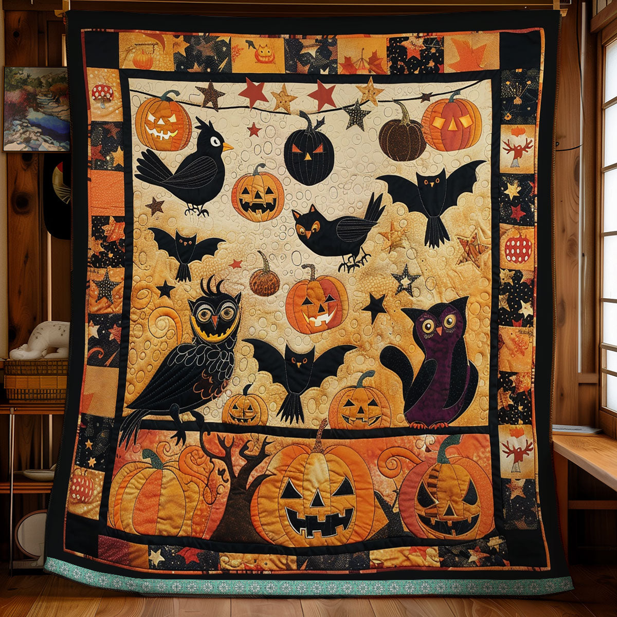 Halloween Spooks WN1309067CL Quilt