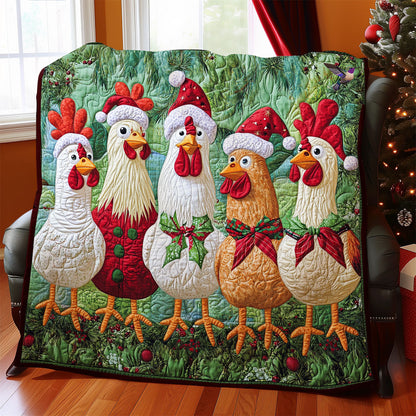 Christmas Chicken WY2111021CL Quilt