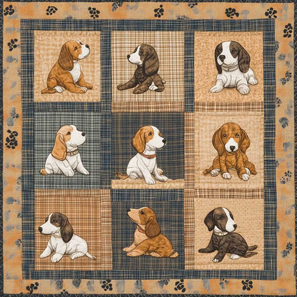 Baby Basset Hound XR0608023CL Quilt