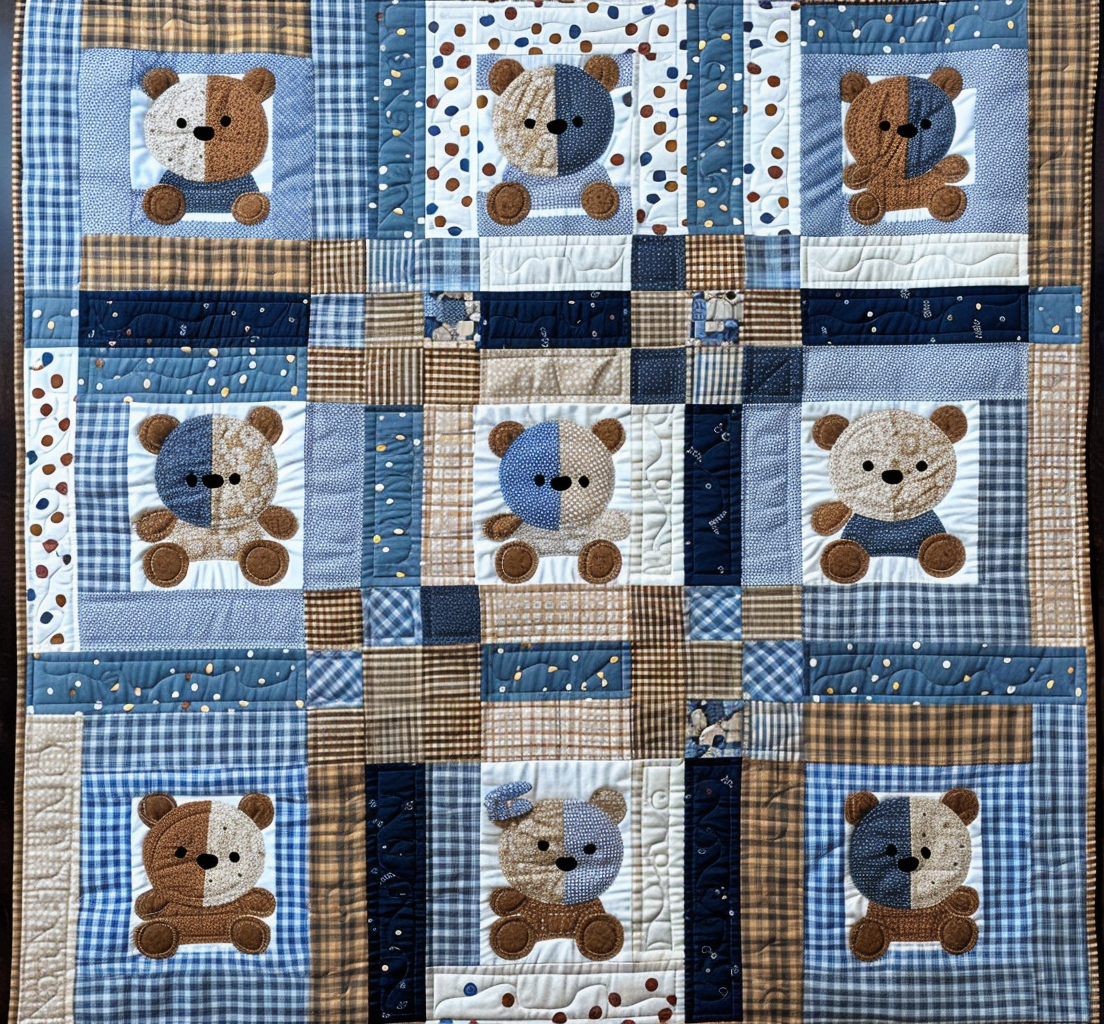 Baby Bear WJ1706004CL Quilt