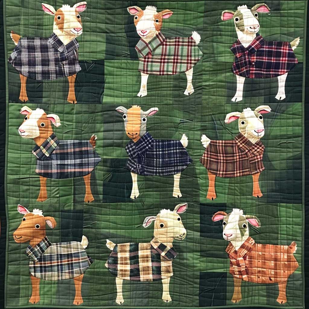 Baby Goats XR0907006CL Quilt