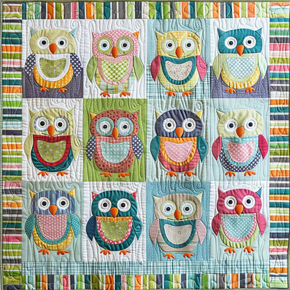 Baby Owl WJ2506001CL Quilt