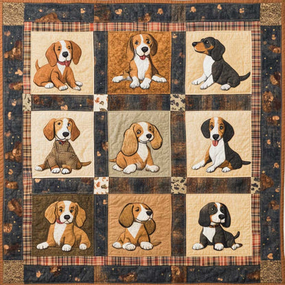 Baby Puppies XR0608020CL Quilt