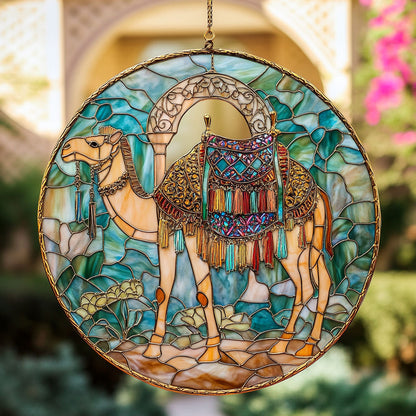 Camel In Desert WY1401005CL Suncatcher