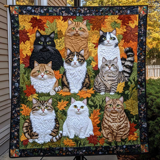 British Longhair Autumn WP0110004CL Quilt