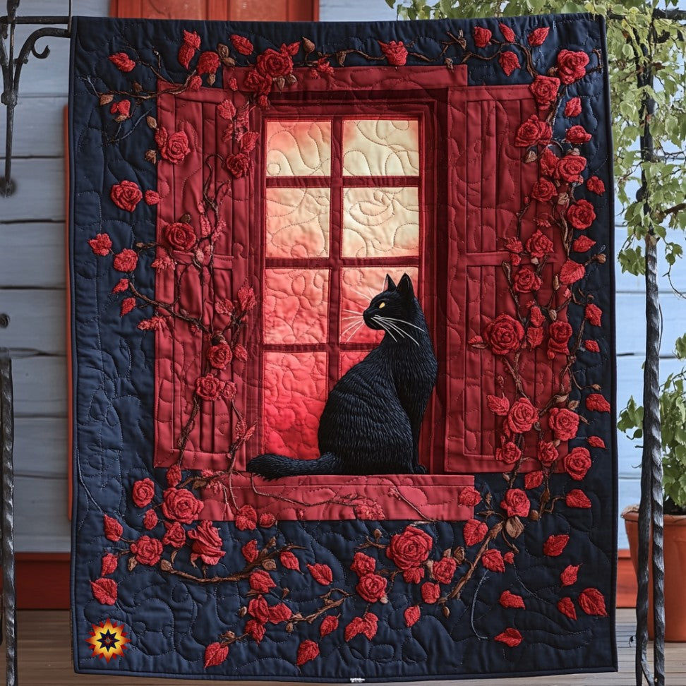 Cat Sleepless Night WU0511010CL Quilt