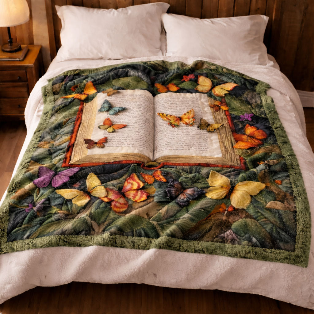 Enchanted Pages Butterfly KL2301005CL Faux Fur Throw Blanket
