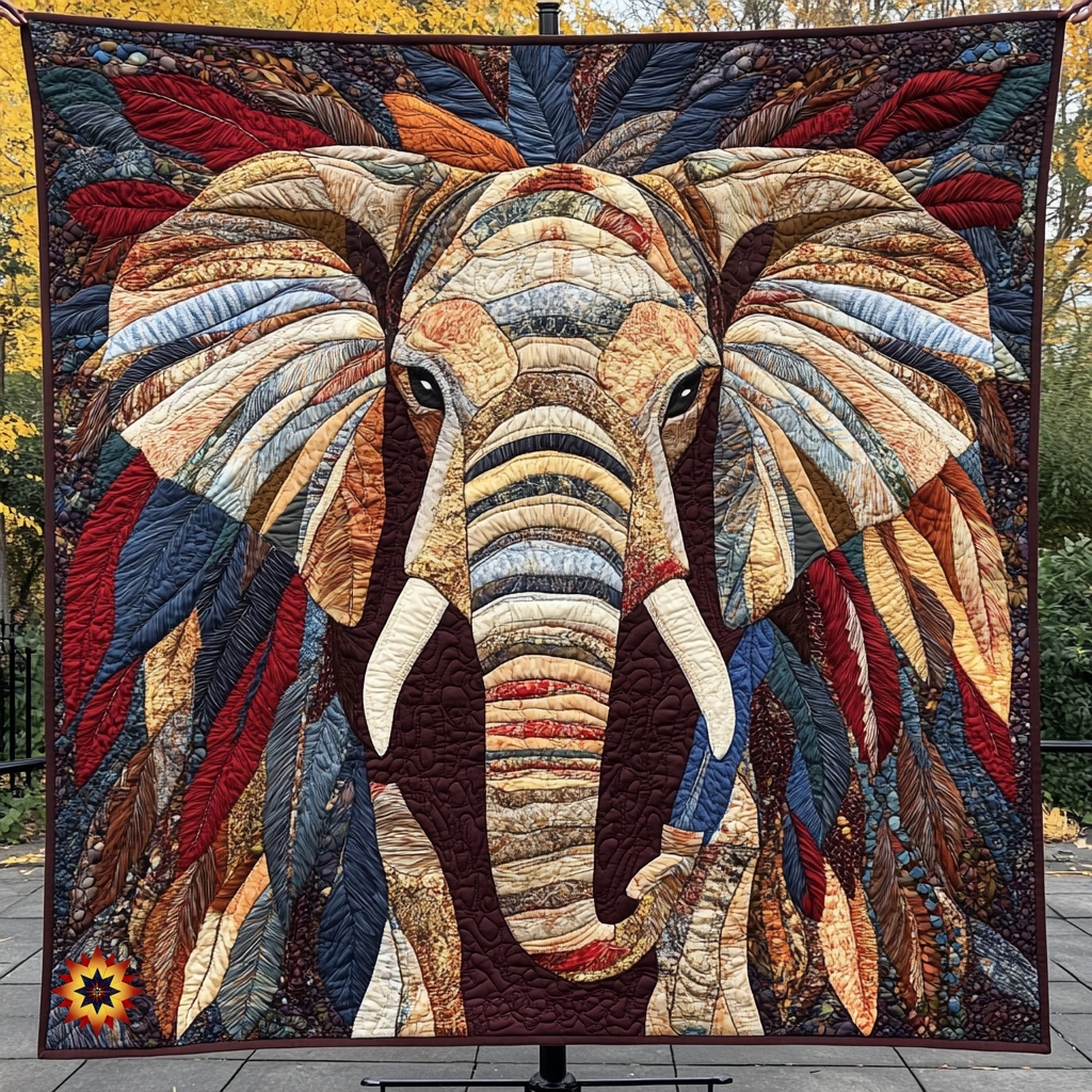 Majestic Elephant WU1012023CL Quilt