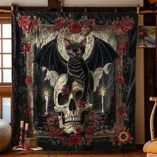 Cat And Skull WN3110075CL Quilt