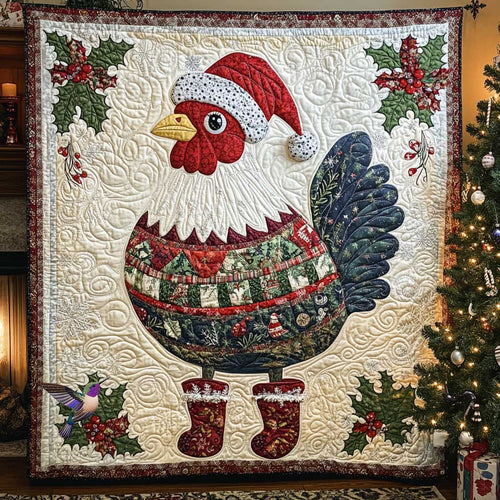 Festive Chicken WN2011001CL Quilt