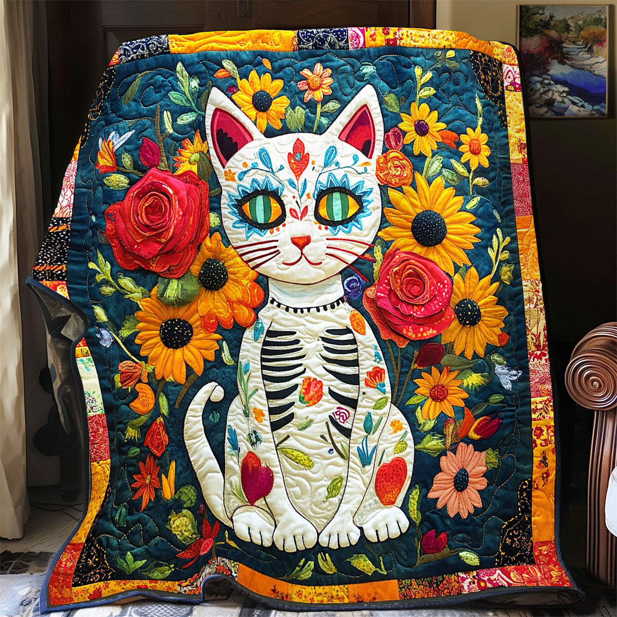 Day Of The Dead WX0303068CL Quilt
