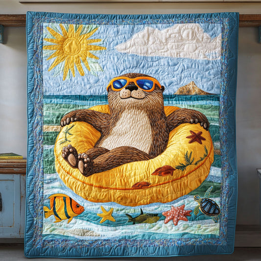 Otter Swim WX2410027CL Quilt