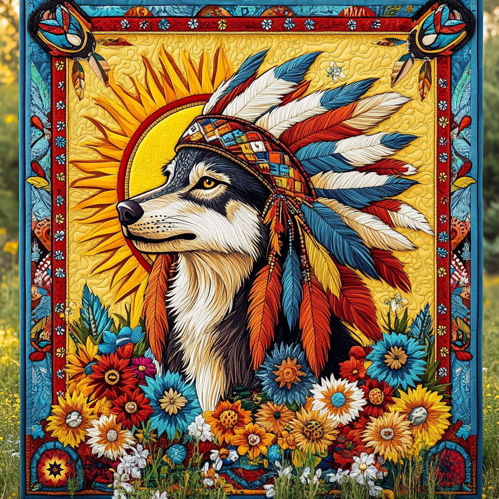 Native Wolf WX1811032CL Quilt